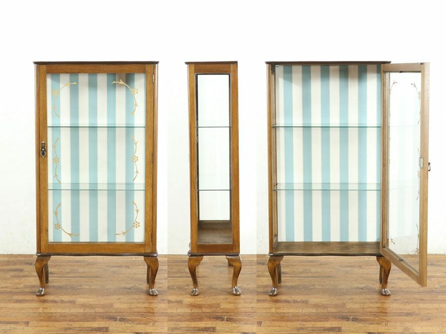 アンティーク家具張替済ショーケース 59420