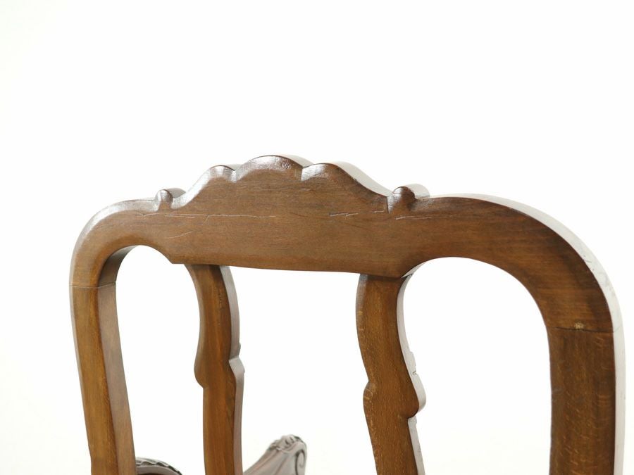 アンティーク家具張替済アームチェア 65014