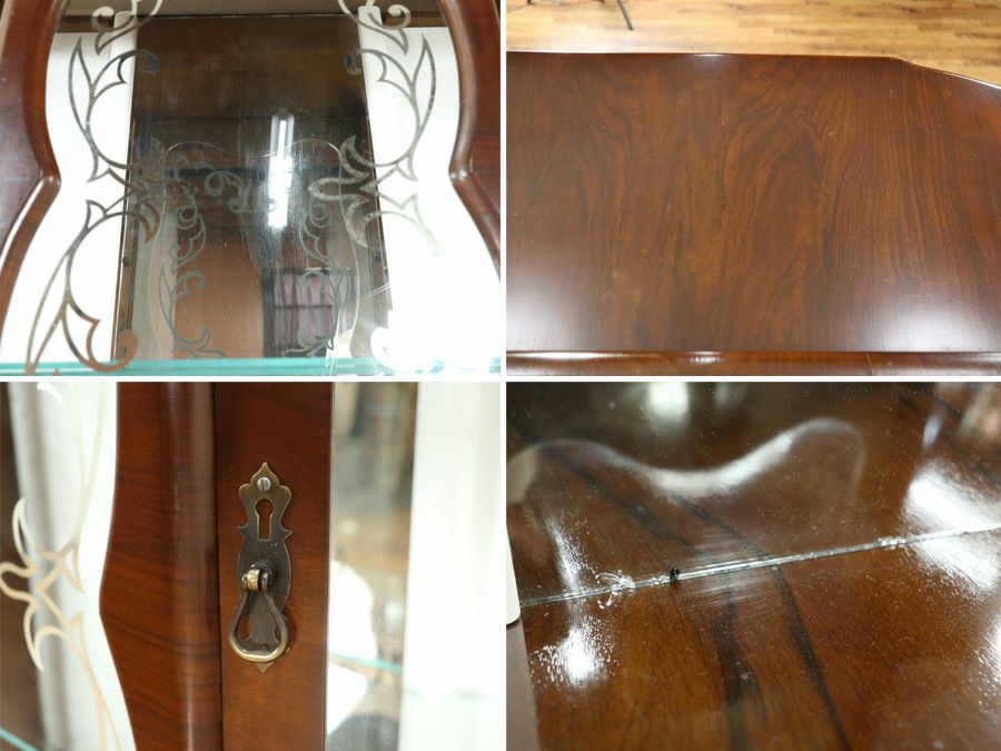 アンティーク家具張替済ショーケース 59461