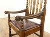 アンティーク家具張替済アームチェア 59331a