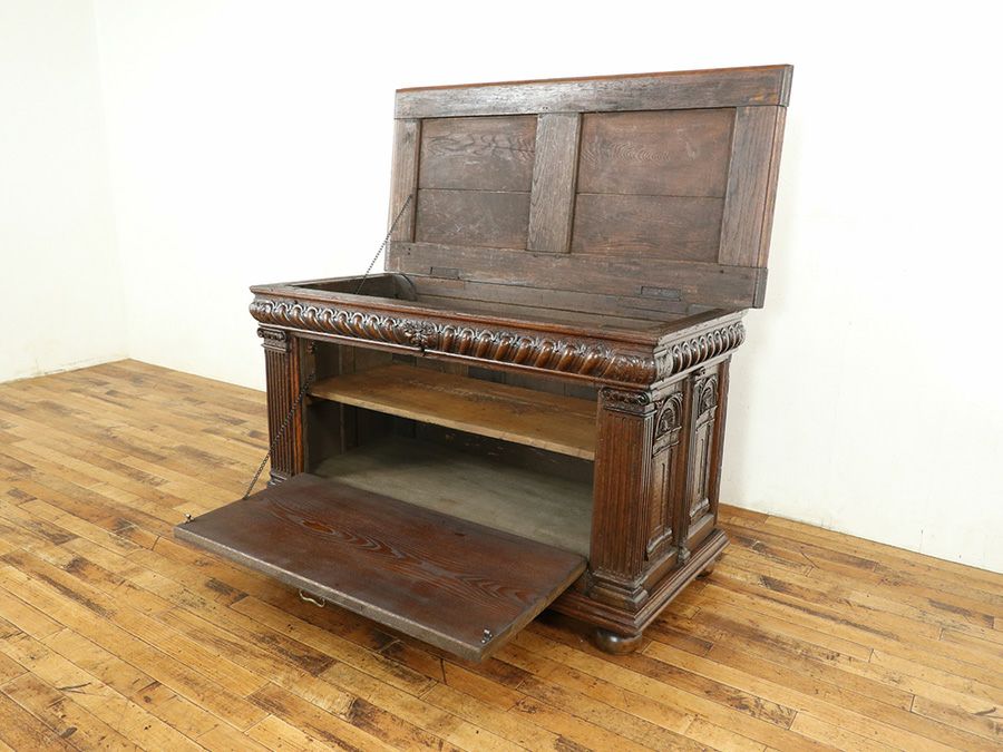 ローボード・コファー　アンティークフレックス