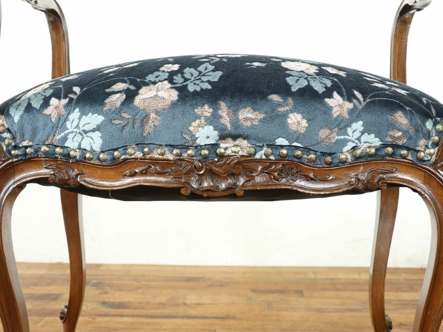 アンティーク張替済 ルイ15世スツール 65143