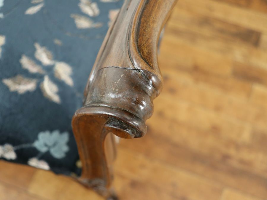 アンティーク張替済 ルイ15世スツール 65143