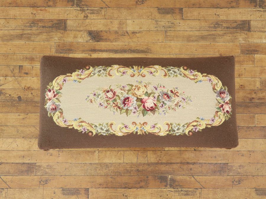 アンティーク家具プチポワン スツール 65066