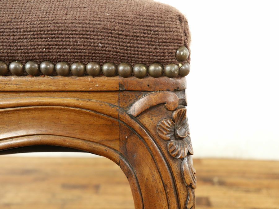 アンティーク家具プチポワン スツール 65066