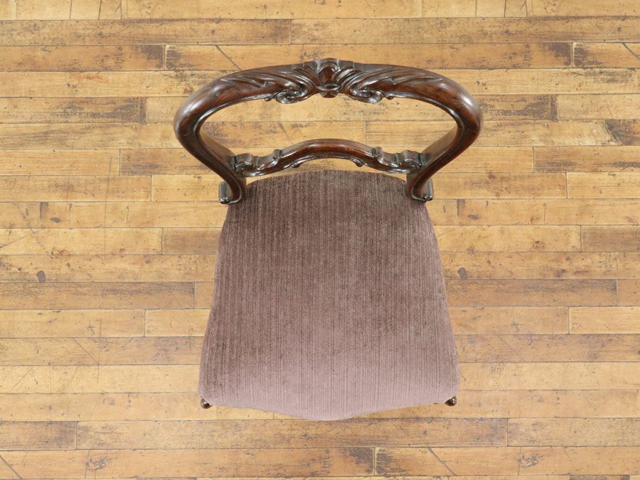 アンティーク家具張替済 バルーンチェア 59250
