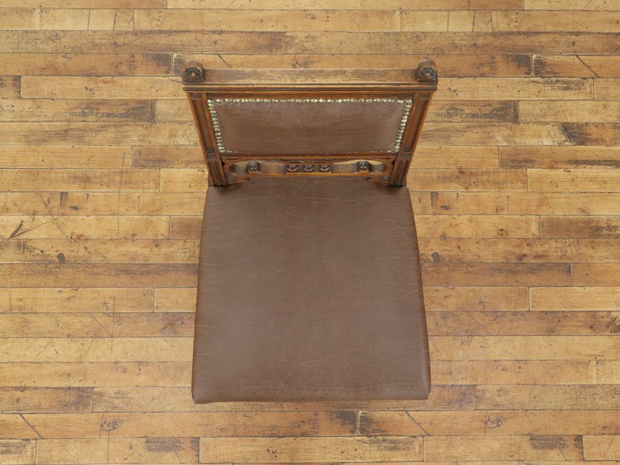 アンティーク張替済 アンリ2世チェア 65018b