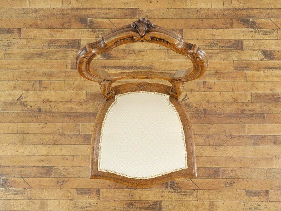 アンティーク張替済 ルイ15世チェア 65035b