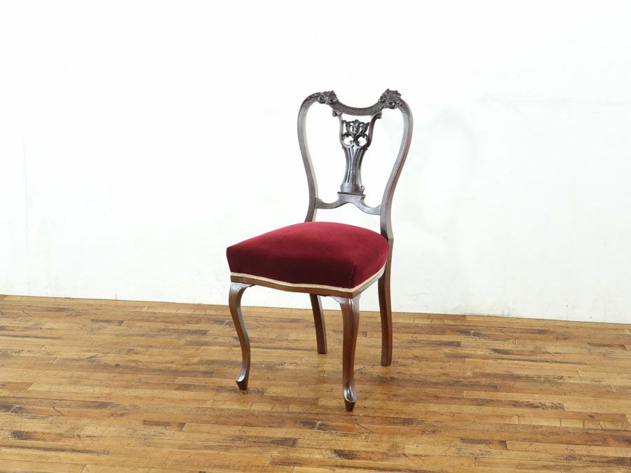 アンティーク張替済 ビクトリアンチェア 59363