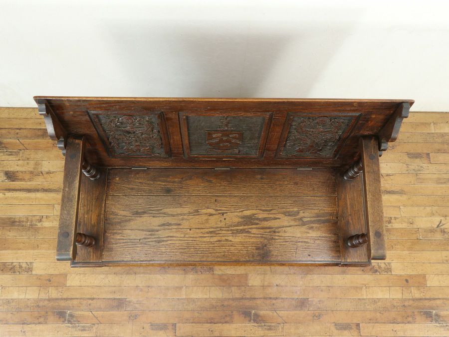 アンティーク家具モンクスベンチ 59707