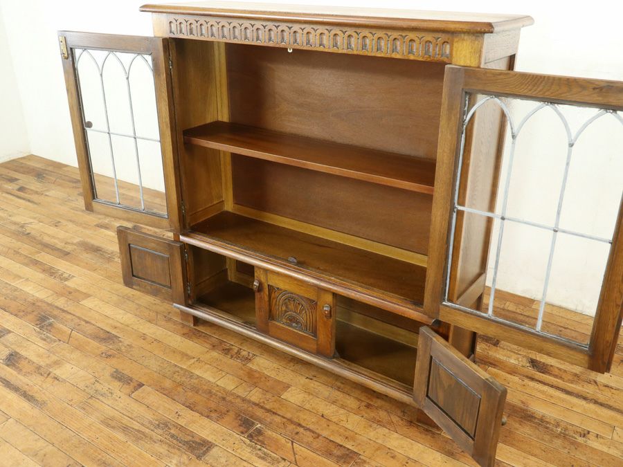 イギリスアンティーク家具ブックケース 59638