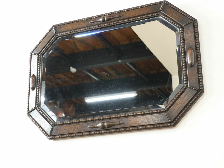 イギリスアンティークウォールミラー 59665a