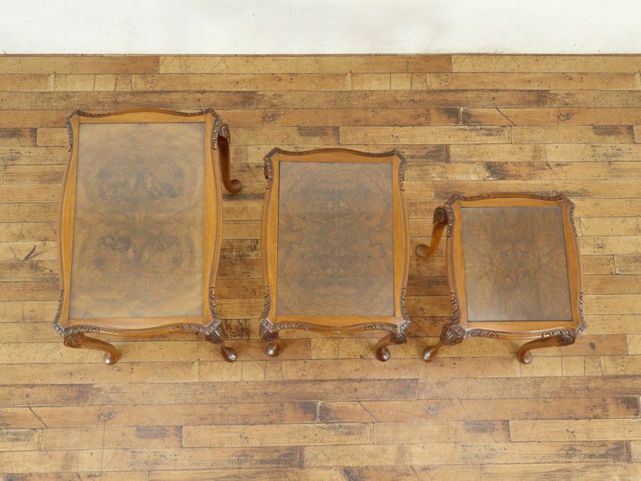 イギリスアンティーク家具ネストテーブル 59548