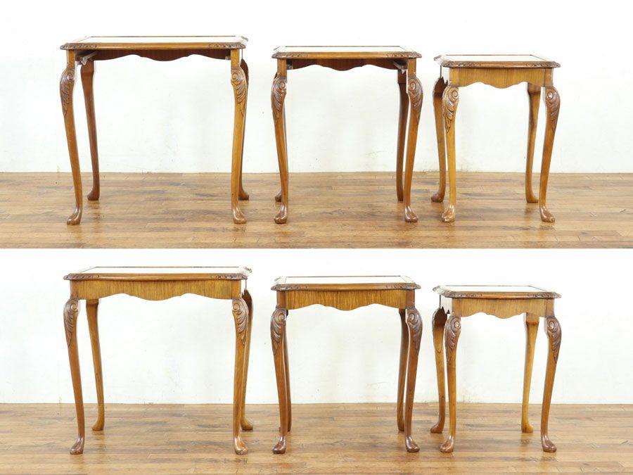 イギリスアンティーク家具ネストテーブル 59548