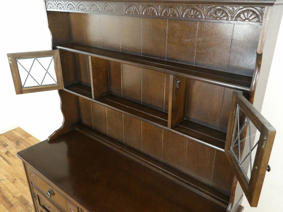 イギリスアンティーク家具カップボード 59715