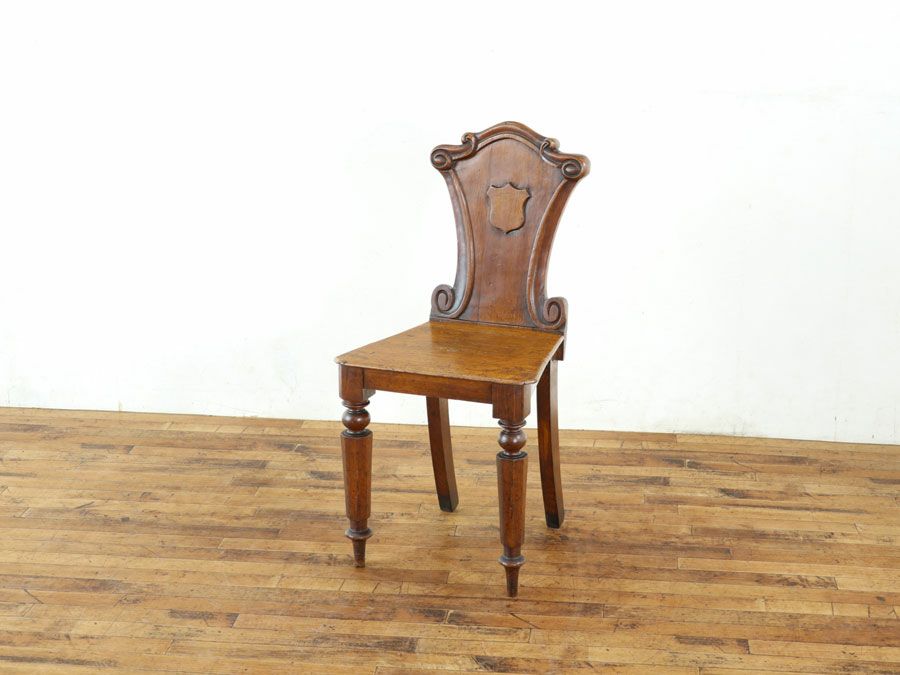 イギリスアンティーク家具ホールチェア 59544