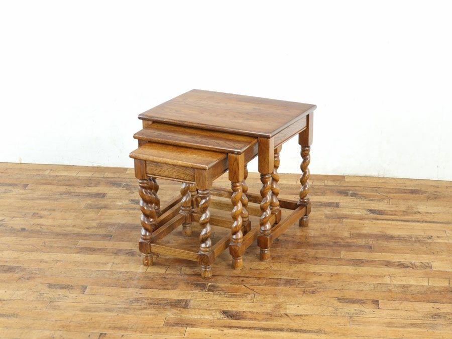 イギリスアンティーク家具ネストテーブル 59615