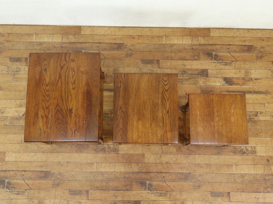 イギリスアンティーク家具ネストテーブル 59615