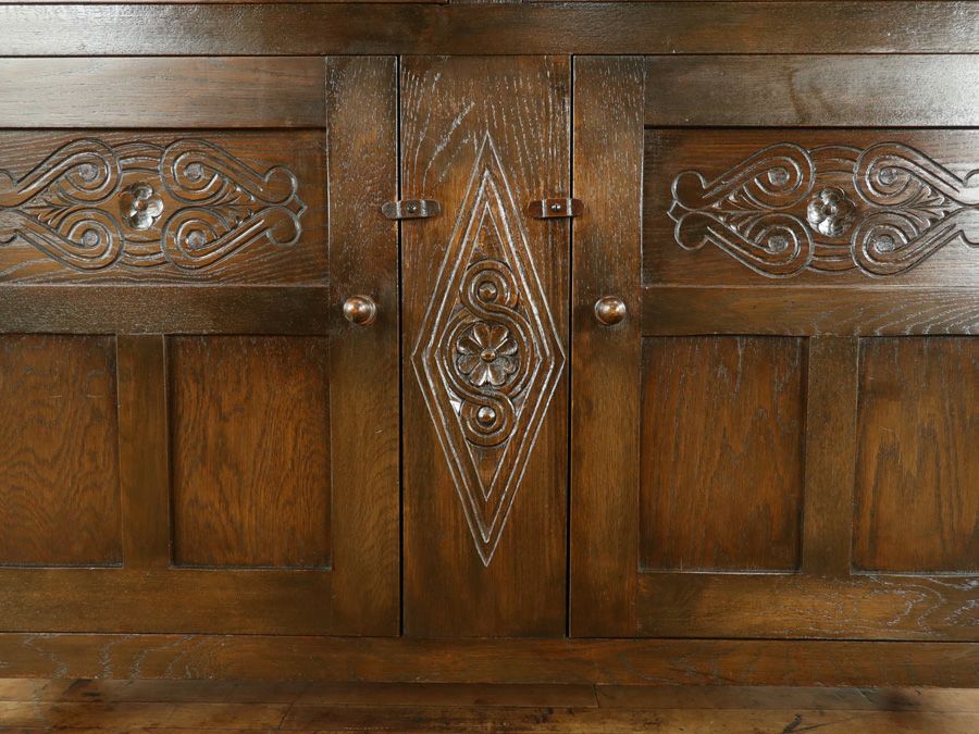 イギリスアンティーク家具カップボード 59691