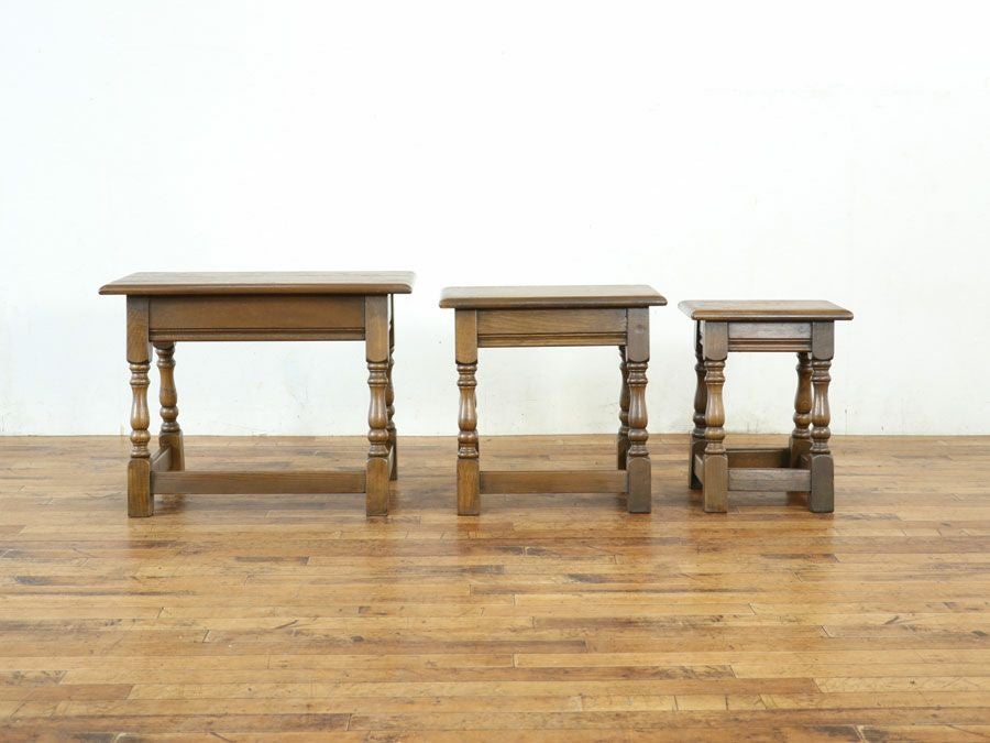 イギリスアンティーク家具ネストテーブル 59542