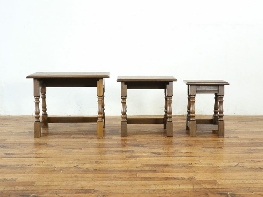 イギリスアンティーク家具ネストテーブル 59542