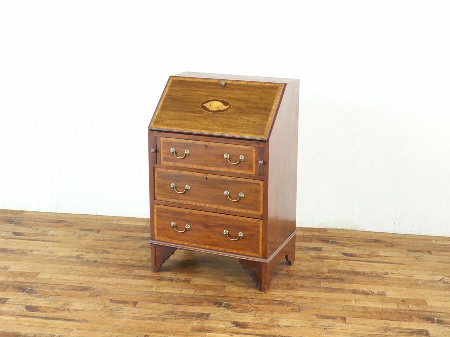 イギリスアンティーク家具ビューロー 59724