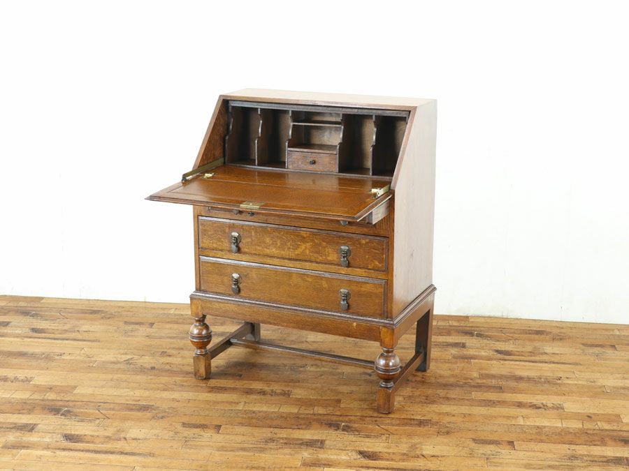 アンティーク家具ライティングビューロー 59596