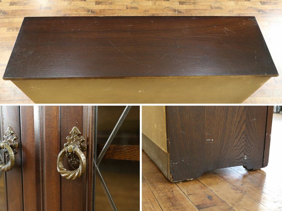 イギリスアンティーク家具ブックケース 59730