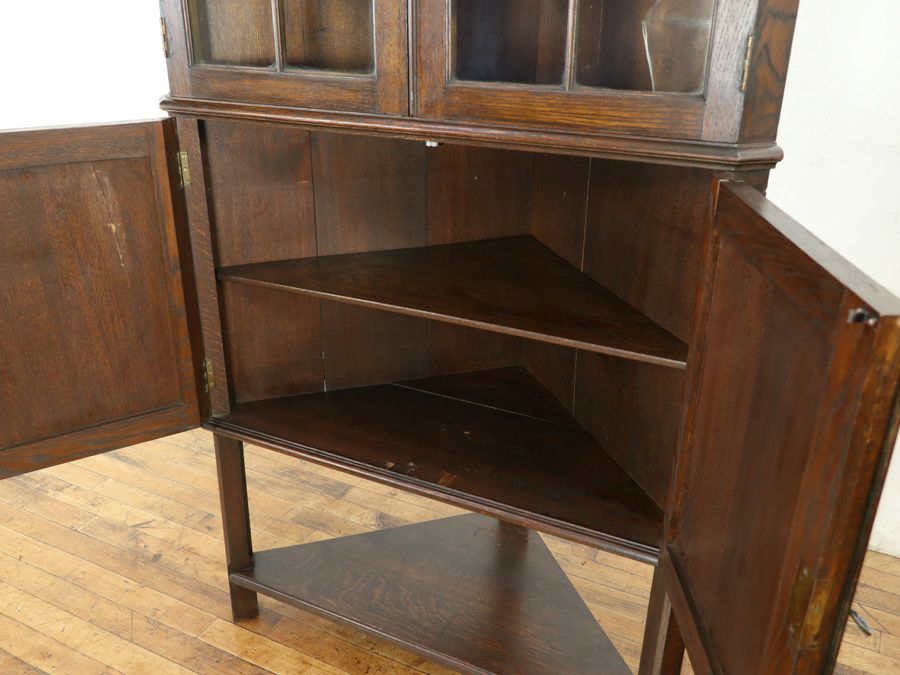 イギリス家具コーナーキャビネット 59736