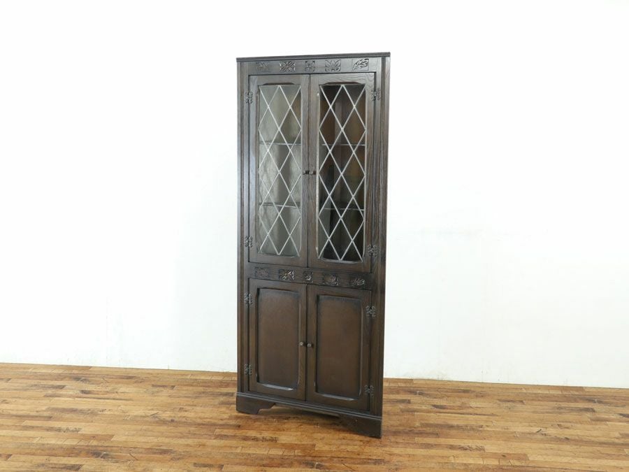 イギリス家具コーナーキャビネット 59557