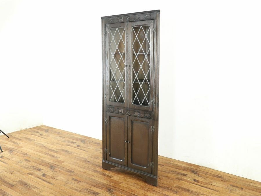 イギリス家具コーナーキャビネット 59557