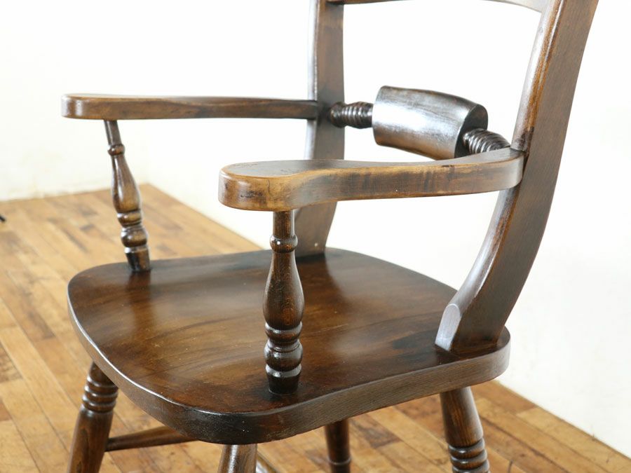 イギリスアンティーク家具アームチェア 59607a