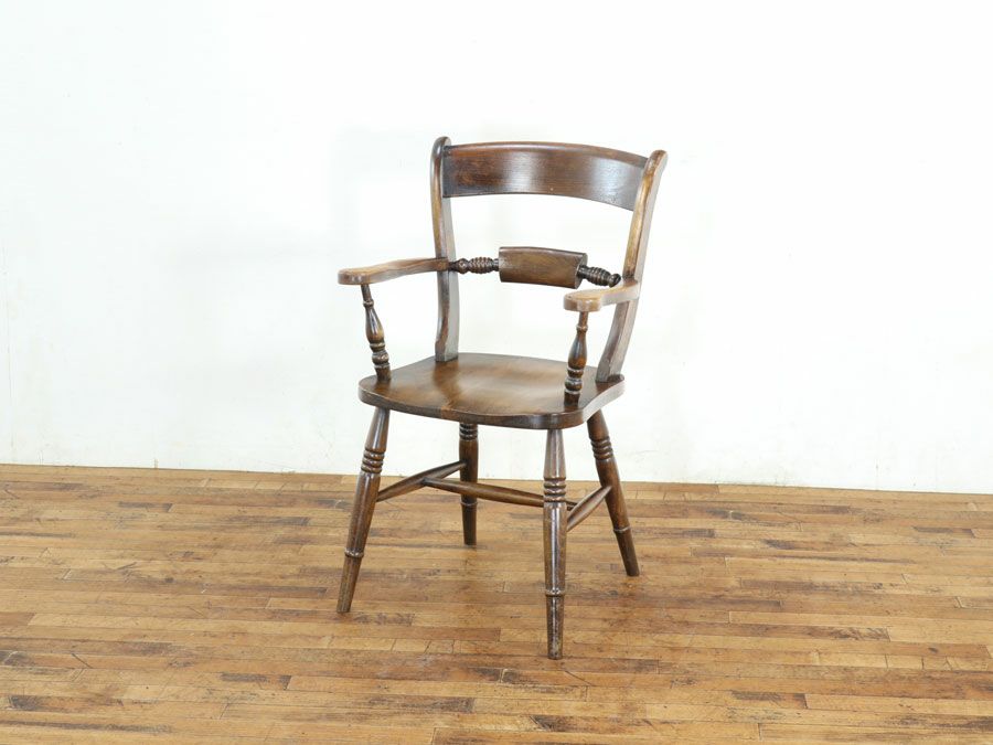 イギリスアンティーク家具アームチェア 59607b