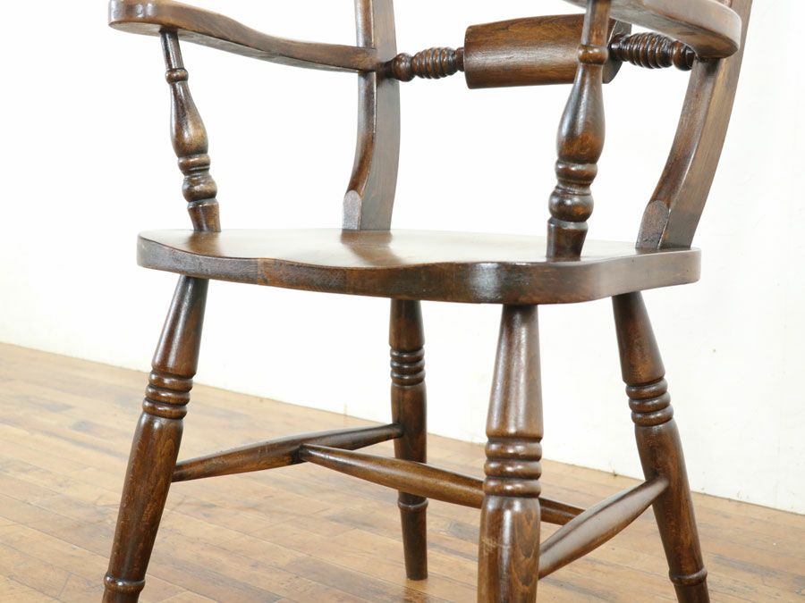 イギリスアンティーク家具アームチェア 59607b