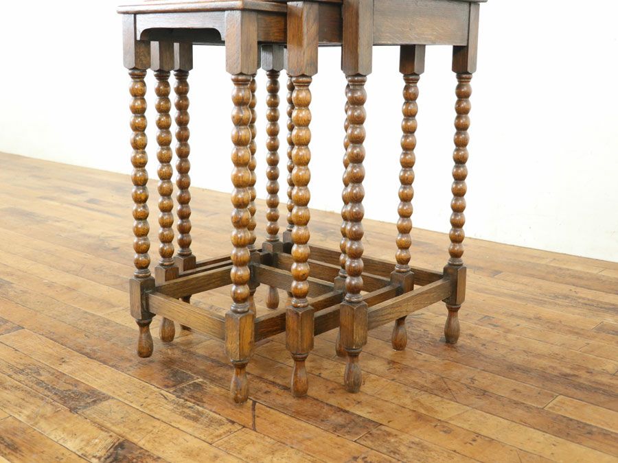 イギリスアンティーク家具ネストテーブル 59657