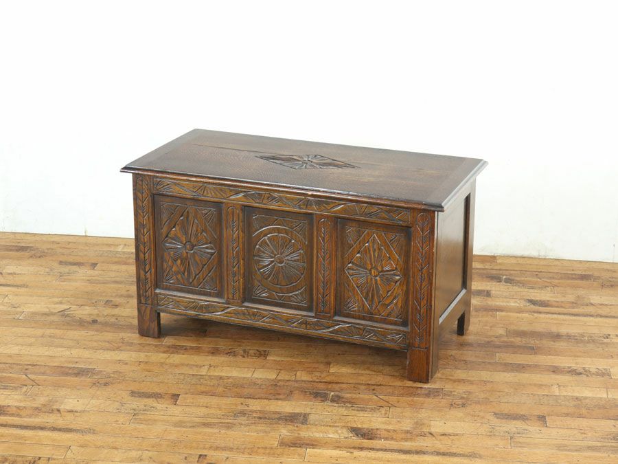 イギリスアンティーク家具コファー 59534