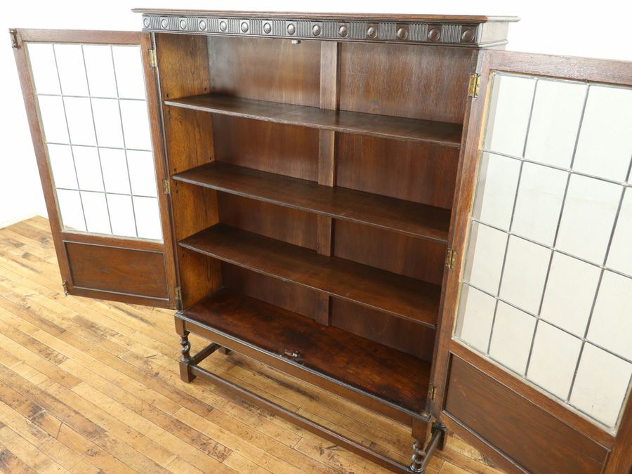 イギリスアンティーク家具ブックケース 59538