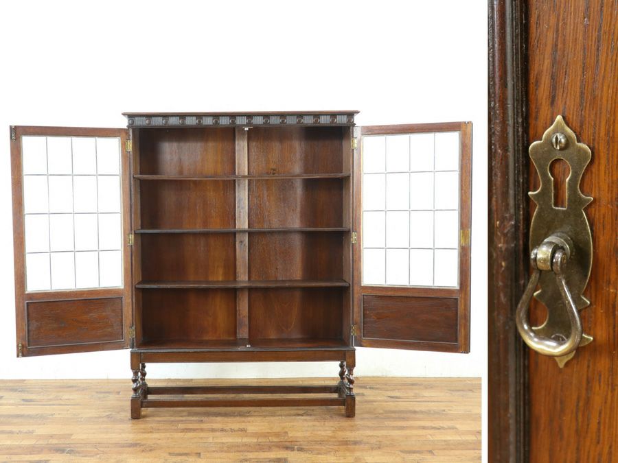 イギリスアンティーク家具ブックケース 59538