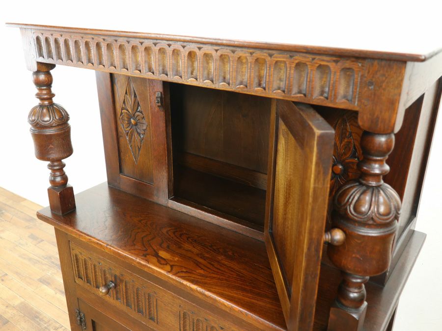 イギリスアンティーク家具キャビネット 59768