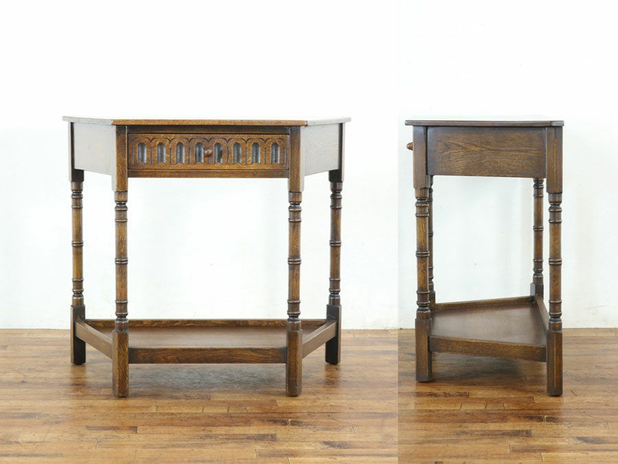 イギリスアンティーク家具サイドテーブル 59802