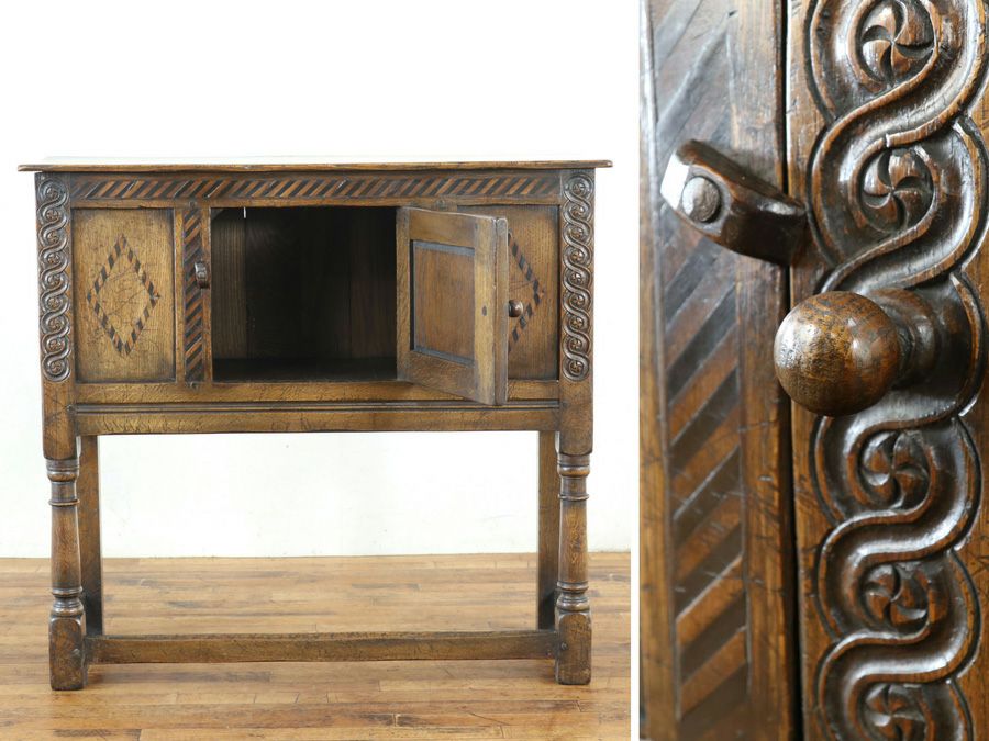 イギリスアンティークサイドキャビネット 59749