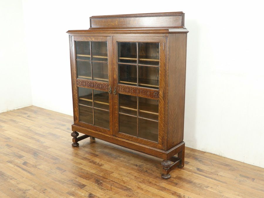 イギリスアンティーク家具ブックケース 59899