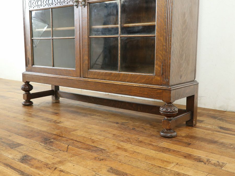 イギリスアンティーク家具ブックケース 59899