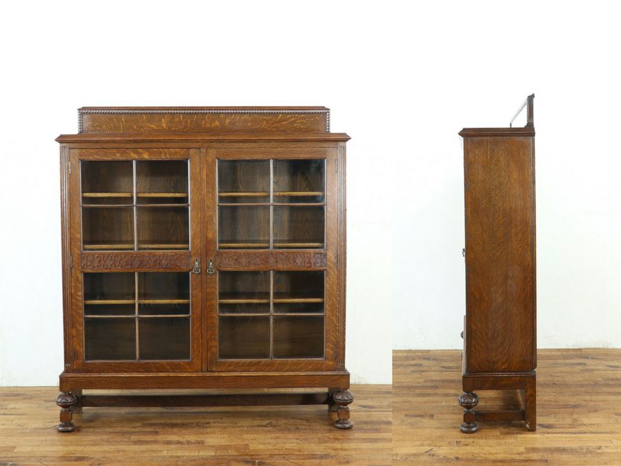 イギリスアンティーク家具ブックケース 59899