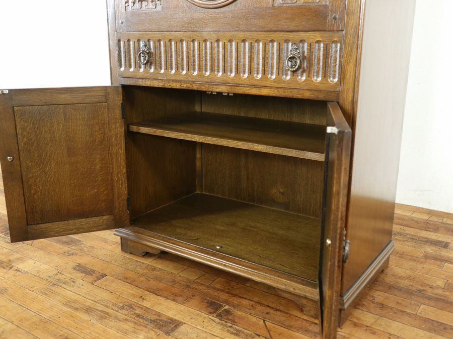 イギリスアンティーク家具キャビネット 59845