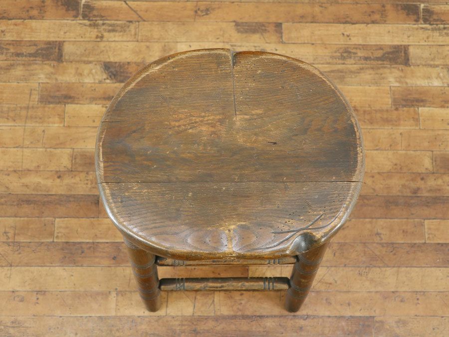 イギリスアンティーク家具ハイスツール 59860b