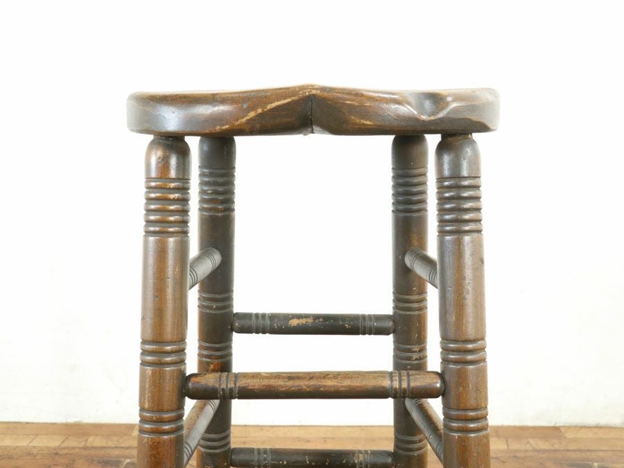 イギリスアンティーク家具ハイスツール 59860b