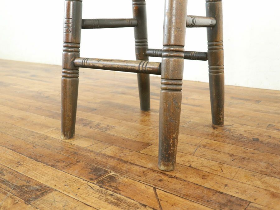 イギリスアンティーク家具ハイスツール 59860b