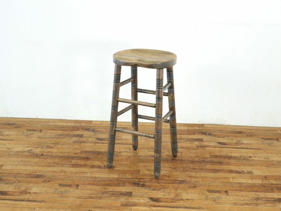 イギリスアンティーク家具ハイスツール 59860c