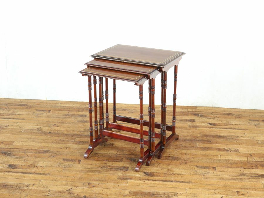 イギリスアンティーク家具ネストテーブル 59829